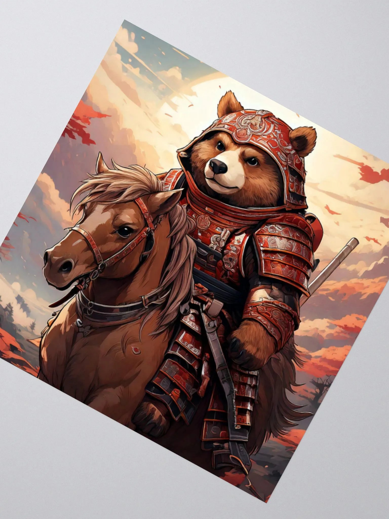 Kawaii Samurai Bear product image (3)