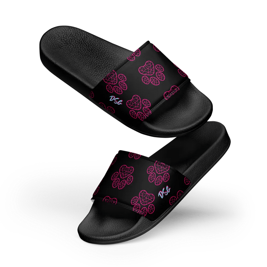 Neon Pawprint Women's Slides product image (10)