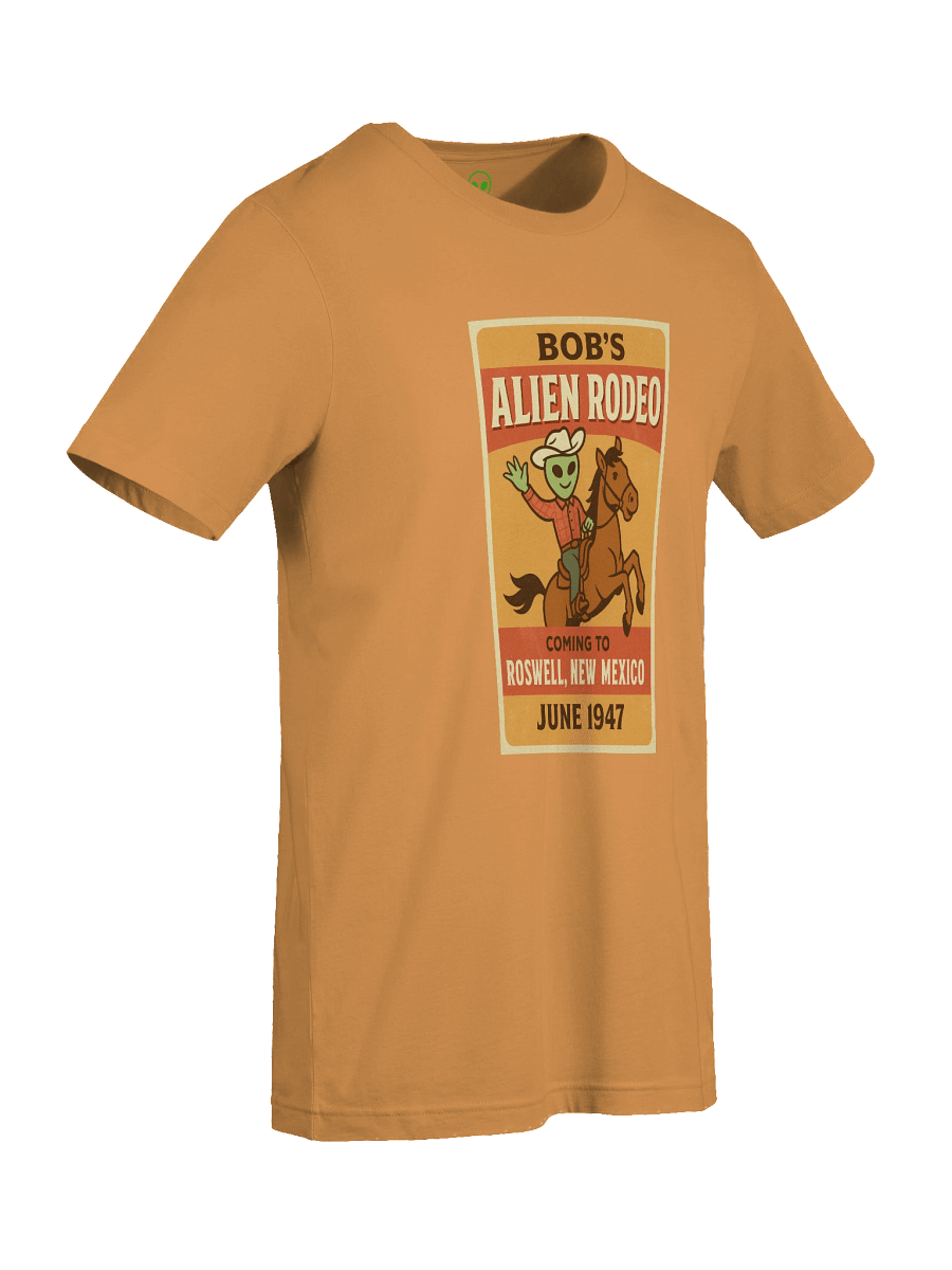 Roswell Alien Cowboy Vintage Rodeo Poster Unisex T-Shirt product image (57)
