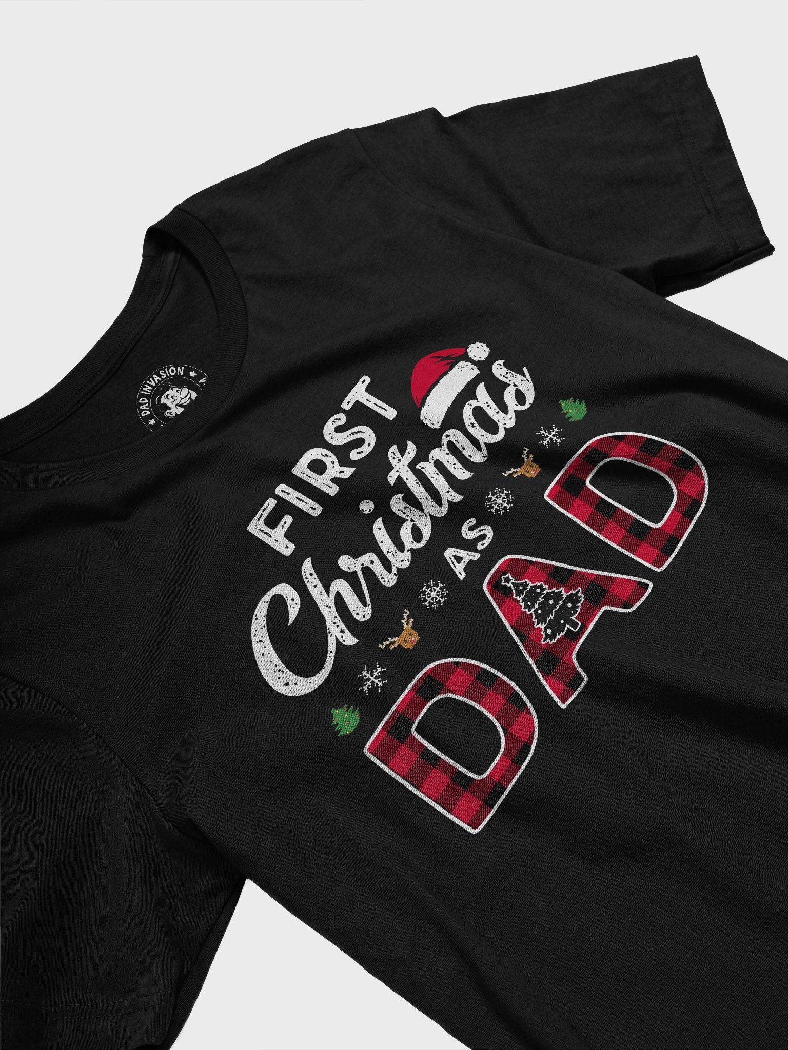 First Christmas As Dad Shirt – New Dad Holiday Gift product image (2)
