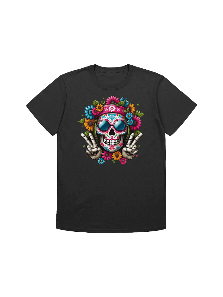 Sugar Skull Art - Vibrant Visions of Dia de los Muertos T-Shirt product image (1)