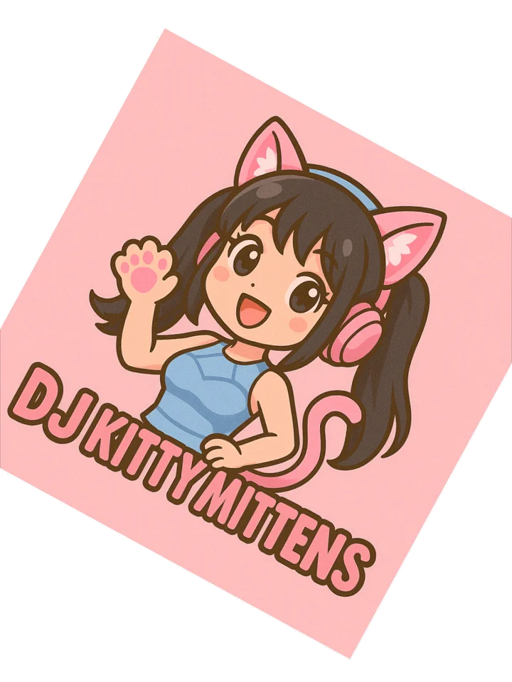 Pink Kitty Dance Party Sticker product image (4)