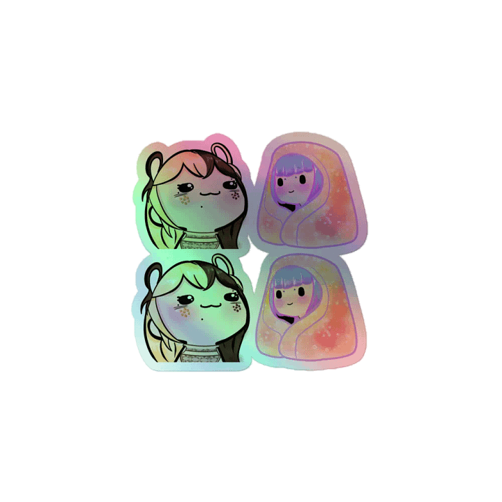 Emote Holographic Sticker Set product image (1)