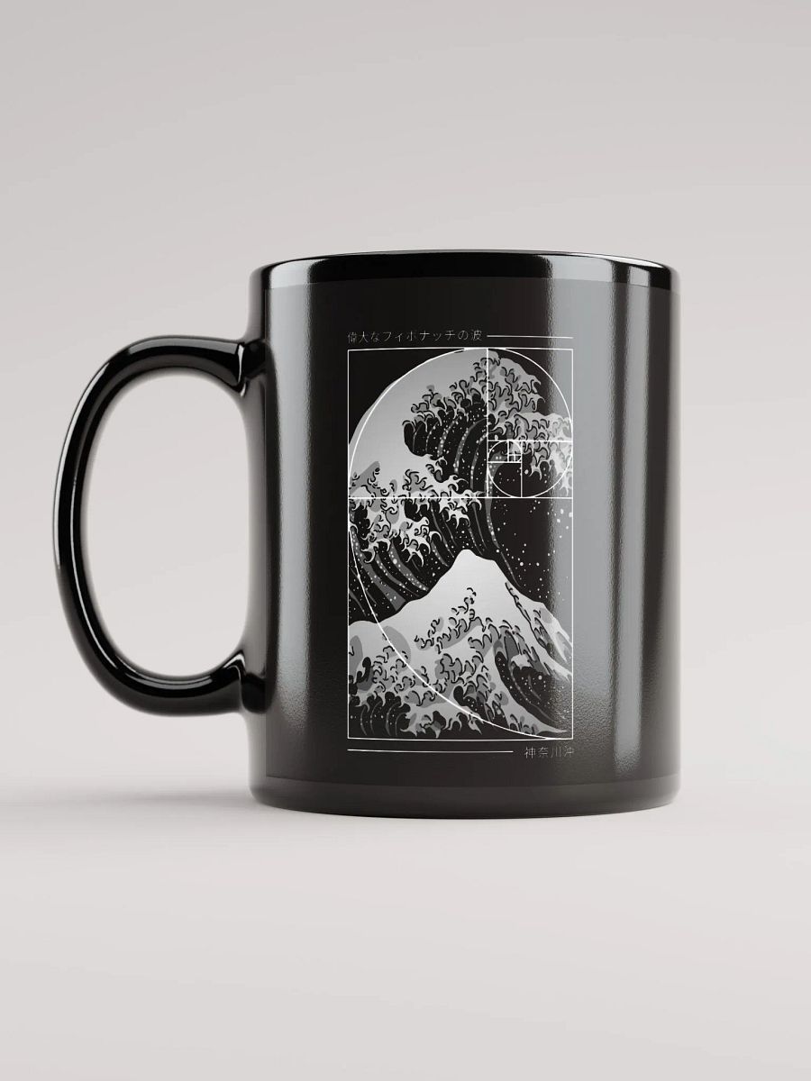 The Great Wave of Fibonacci Spiral - Modern Mug product image (11)
