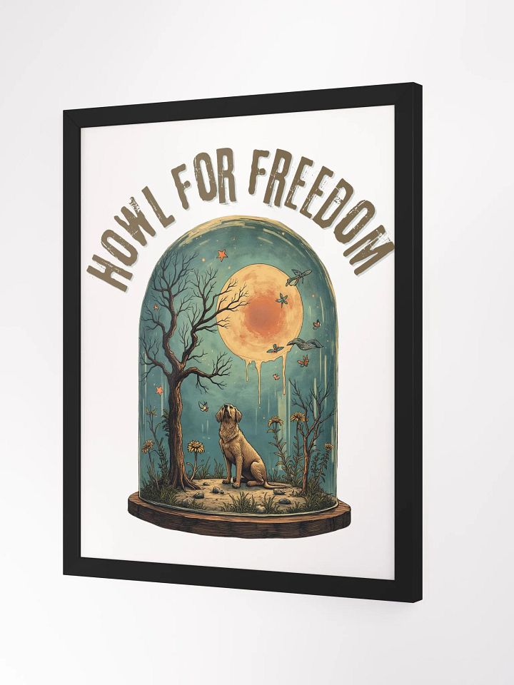 Vibrant Ayous Wood Framed Matte Poster product image (2)
