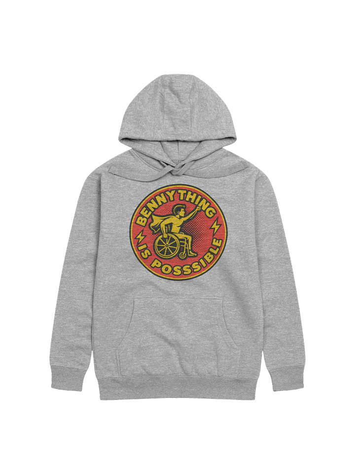 BENNYTHING Is Possible Red Logo Premium Hoodie [Unisex] product image (11)