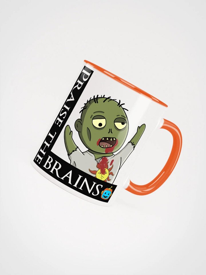 Praise The Brains Halloween Mug product image (1)