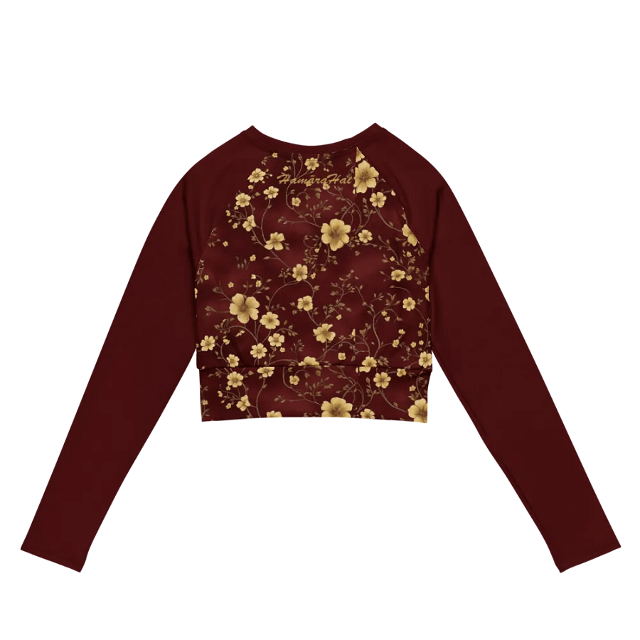 Agni - Crop Top Long Sleeve - Red product image (7)