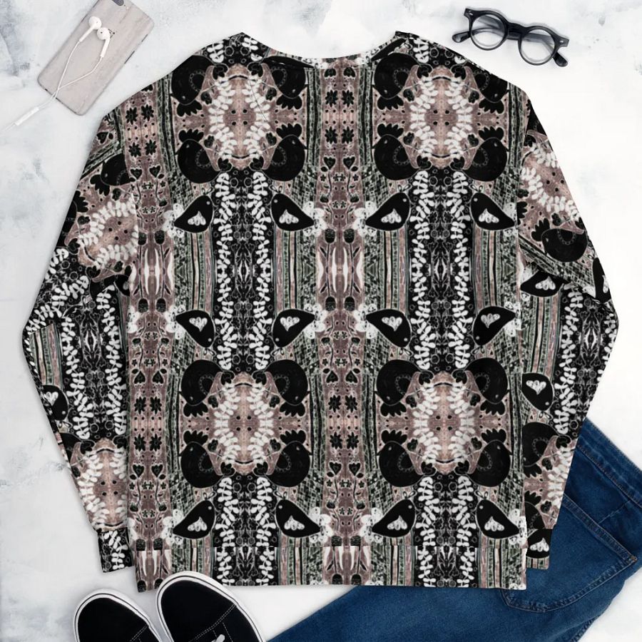 Abstract Floral Birds Unisex Sweatshirt product image (12)