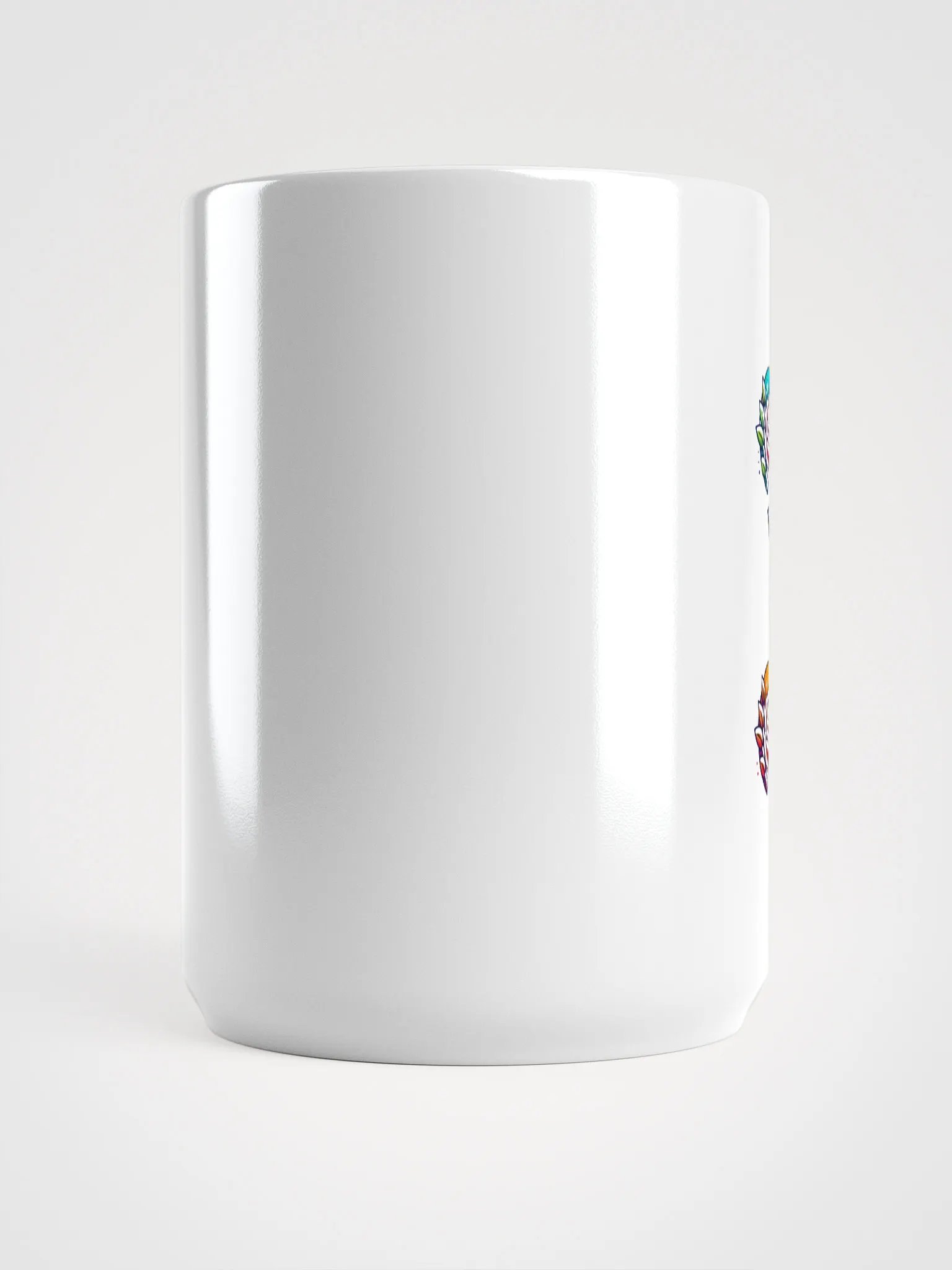 Floral Symphony White Glossy Mug product image (5)