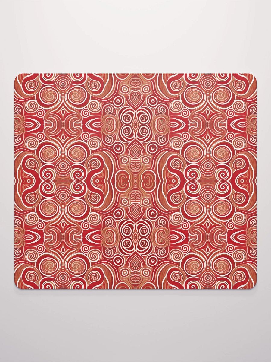 Funky Cherry Liquid Swirls Tie-Dye Gaming Mouse Pad product image (3)