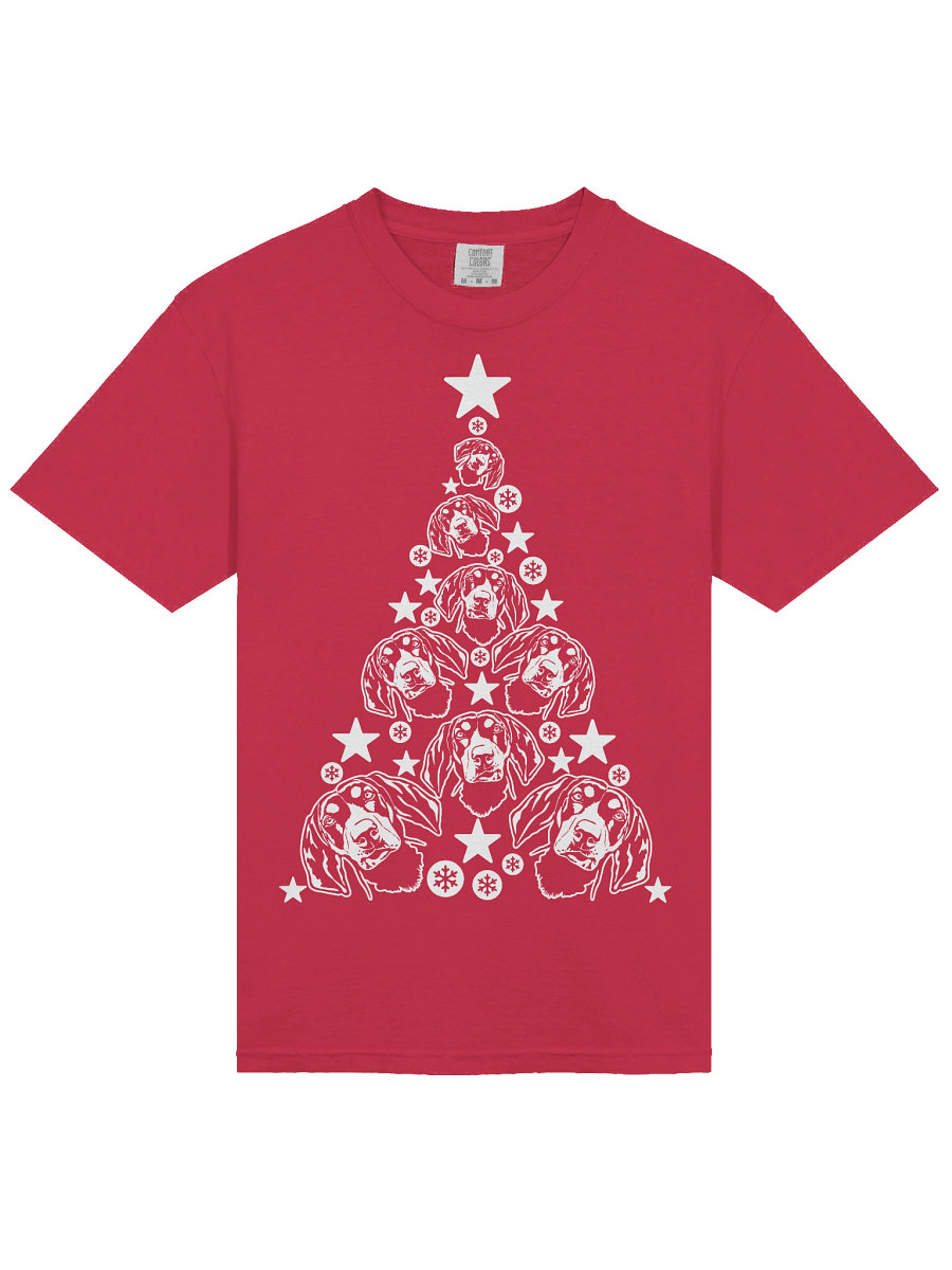 Bluetick Coonhound Christmas Tree T-Shirt product image (33)