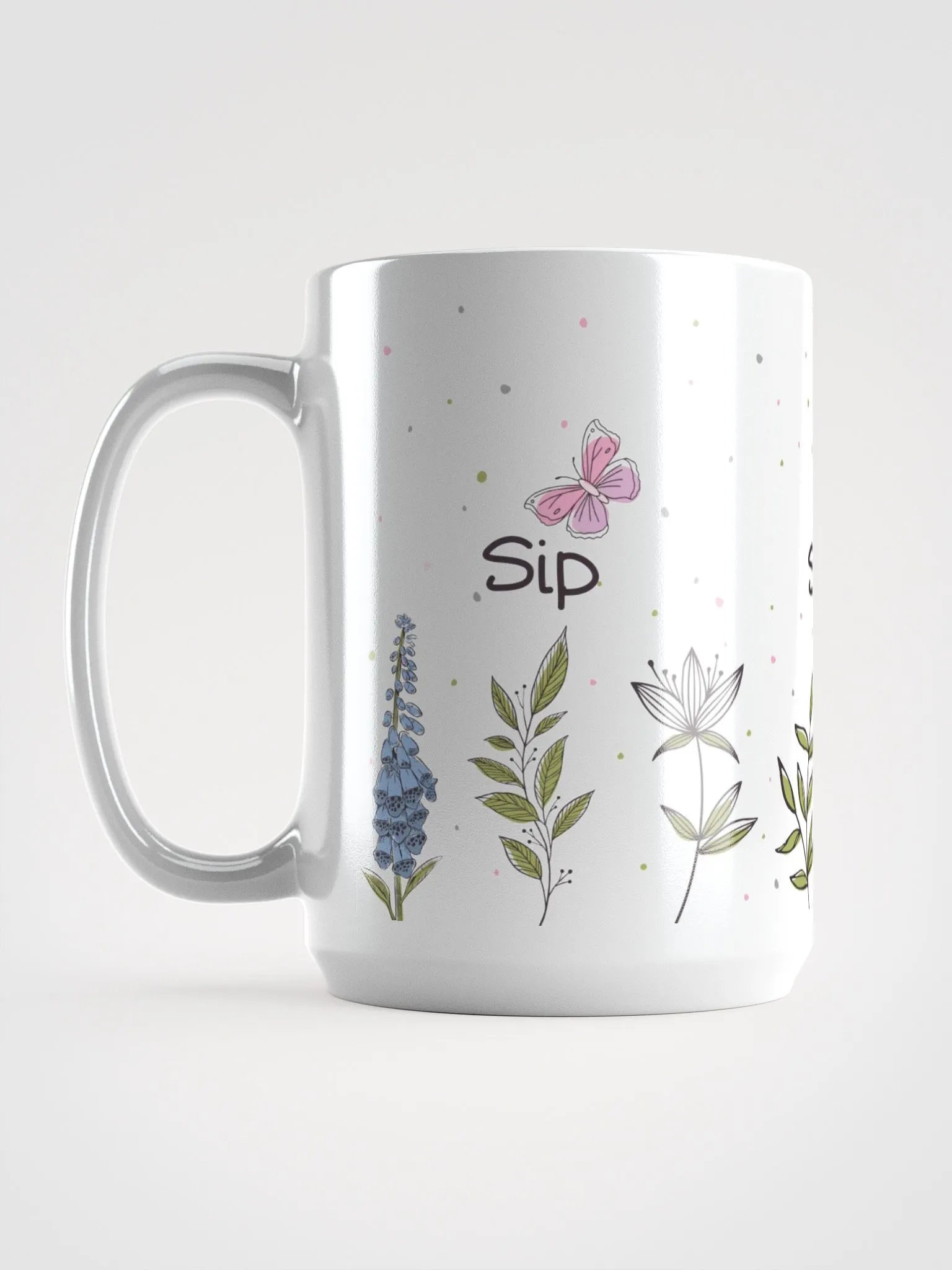 Whimsical Sip, Smile, & Bloom Mug 🌸 product image (6)