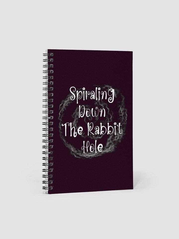 Spiraling Down The Rabbit Hole Notebook product image (1)