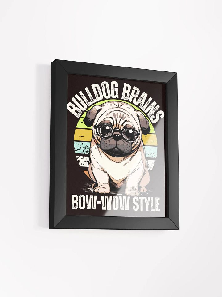 Bulldog Brains Framed Poster product image (4)