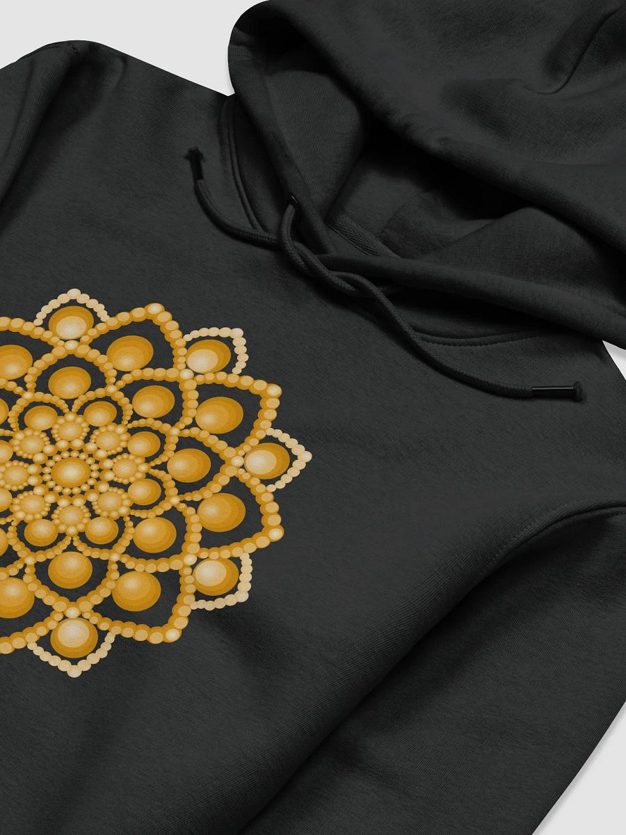 Orange Flower Mandala Eco Hoodie product image (3)