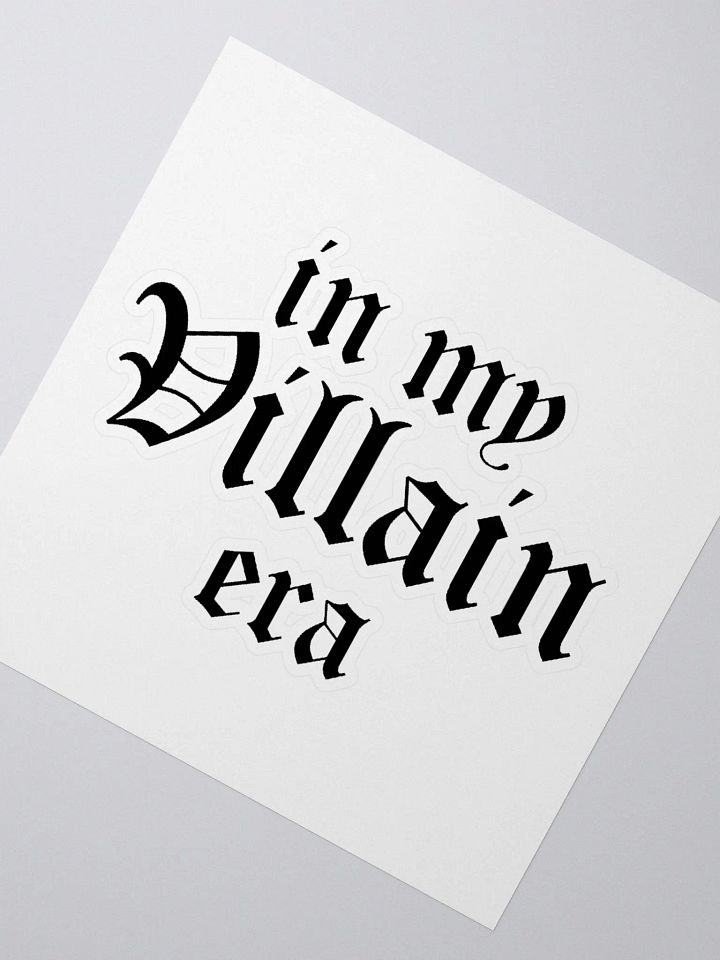 Villain sticker product image (2)