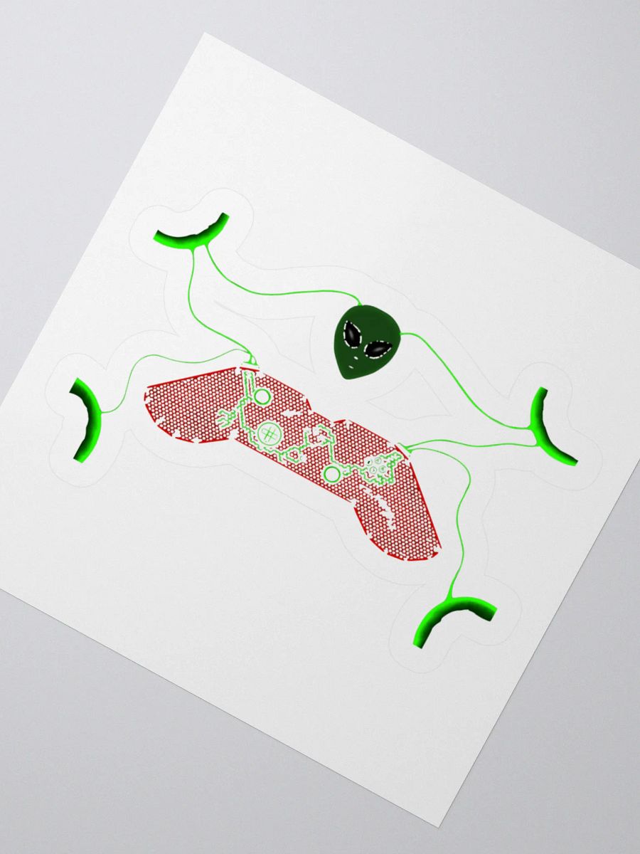 Alien Gaming Controller Sticker Pack product image (2)