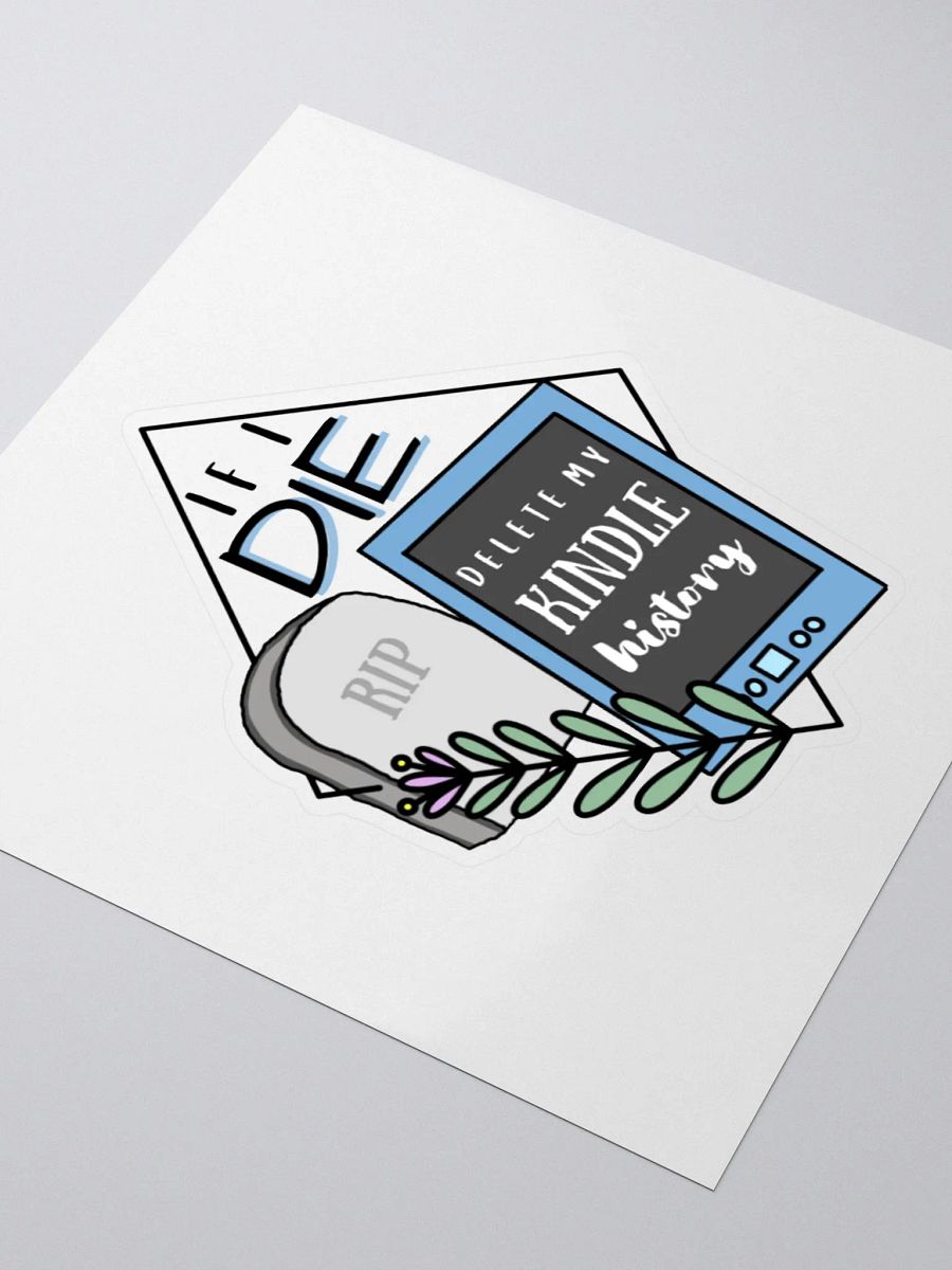 Delete My Kindle History Sticker product image (3)