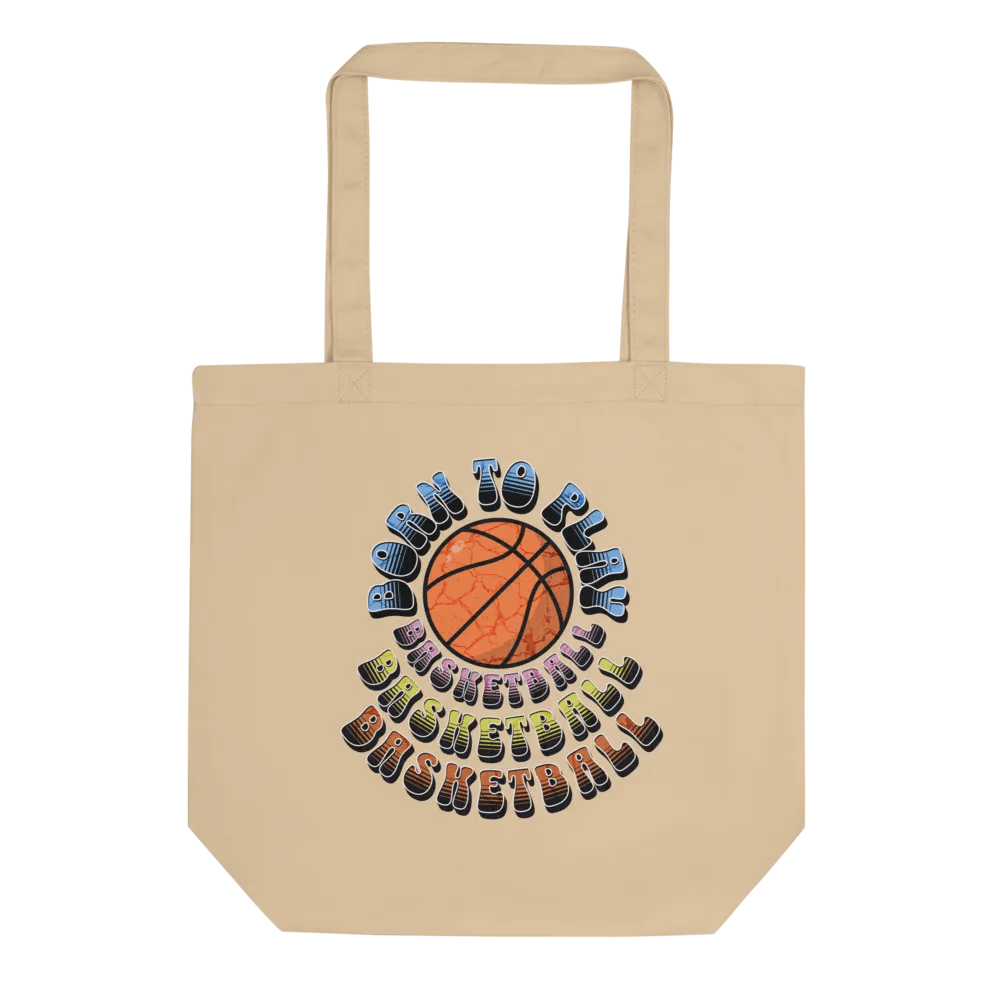 Born to Play Basketball Eco-Friendly Tote Bag product image (1)