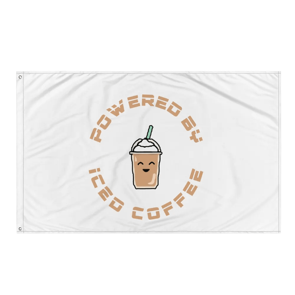 Powered By Iced Coffee Flag product image (3)