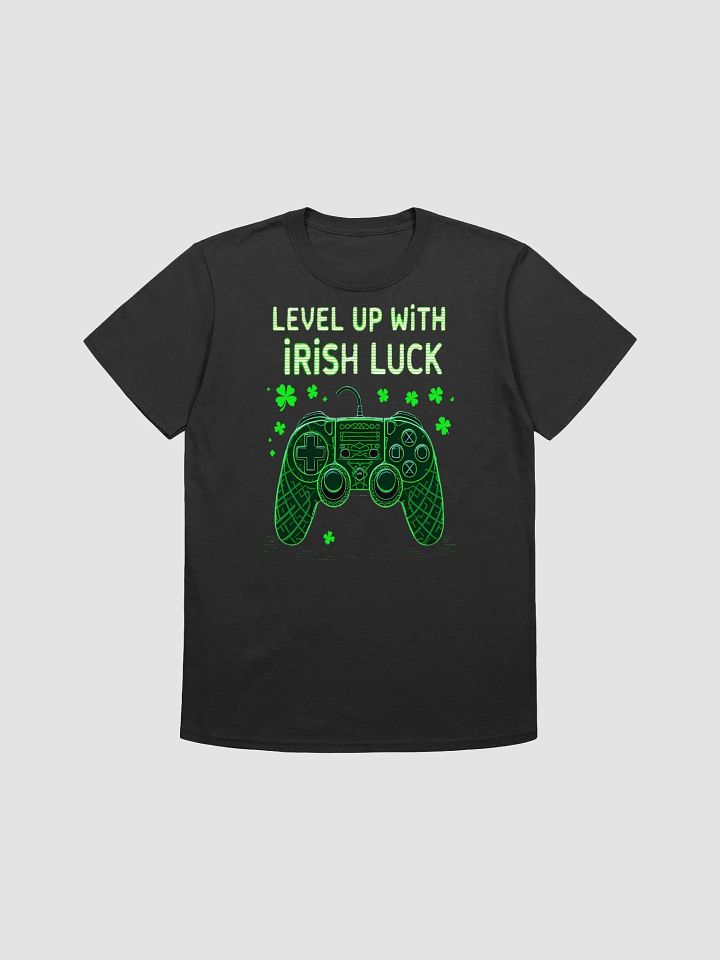 Level Up with Irish Luck | St. Patrick’s Day Gaming T-Shirt for Gamers product image (1)