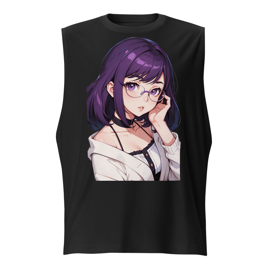 (Purple WAIFU) K Muscle Shirt product image (1)