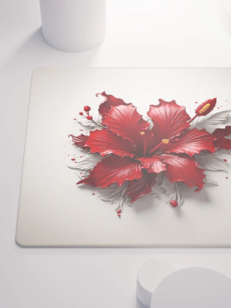 Hibiscus Design Gaming Mouse Pad product image (10)