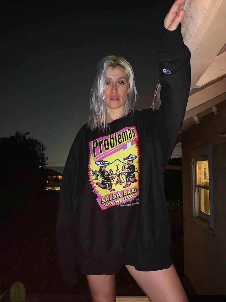 problemas salsa brava champion crew sweatshirt the coziest shit ever product image (1)