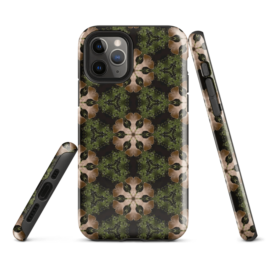 Tough Phone Case for iPhone® - Abstract Fungi Geometric Pattern product image (1)