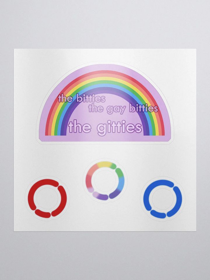 Gay Bitties: Detroit Become Gay Sticker Sheet product image (1)
