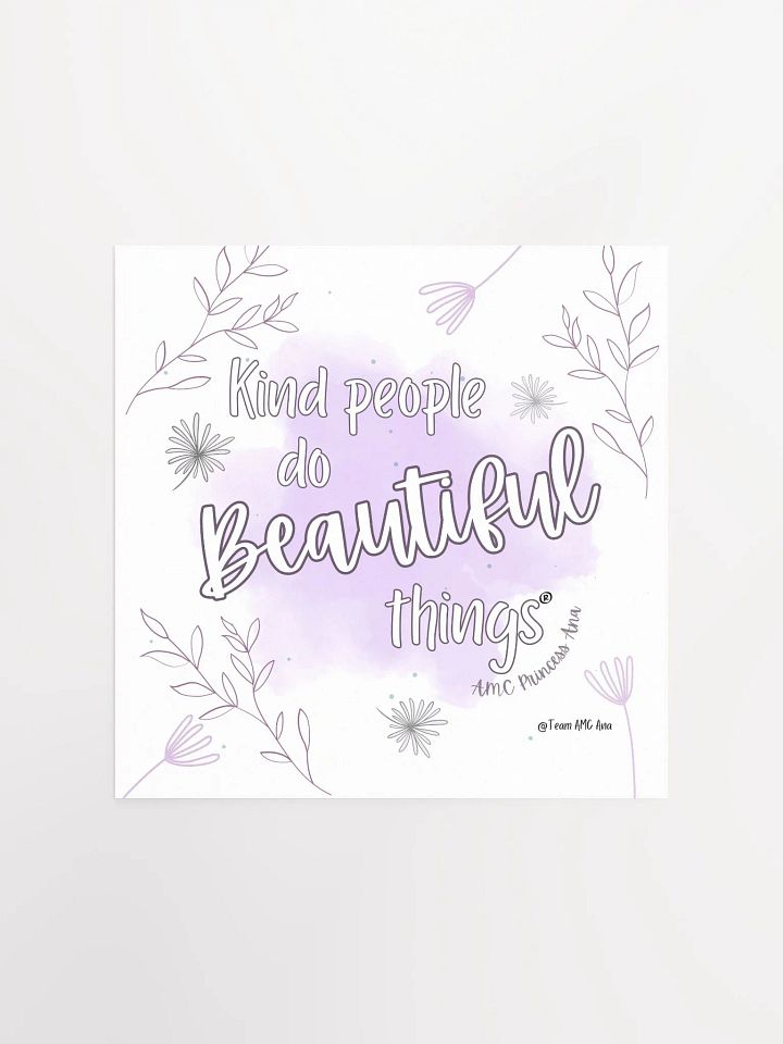 KPDBT - White/Lavender Poster product image (3)