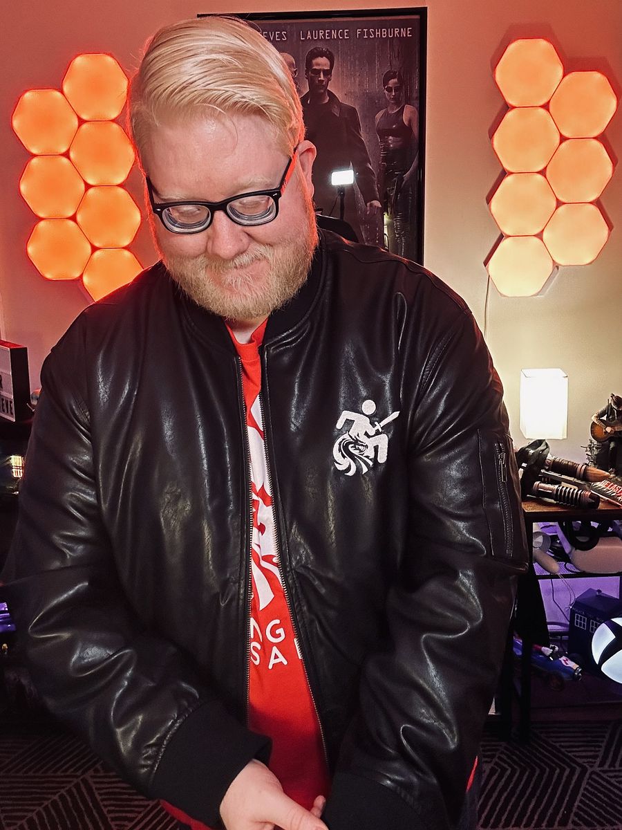 Dungeons and Disableds - Faux Leather Bomber Jacket product image (1)