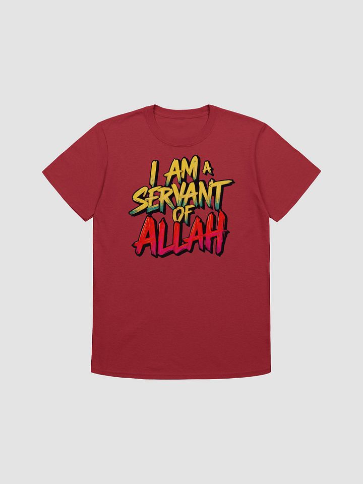 I Am a Servant of Allah - Humble and Devotional Graphic Tee product image (1)