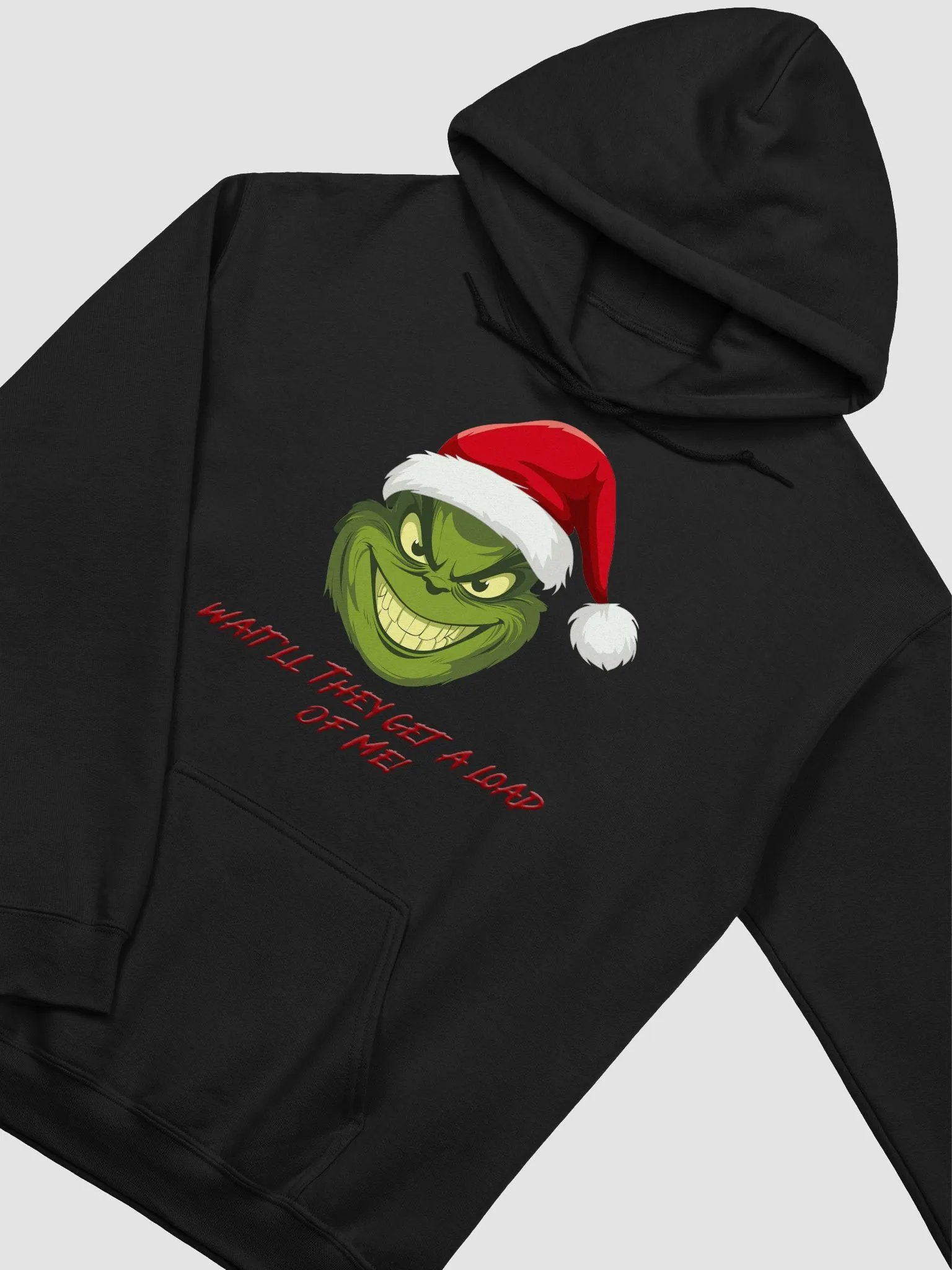 Mischievous Grinning Face Classic Hoodie product image (2)