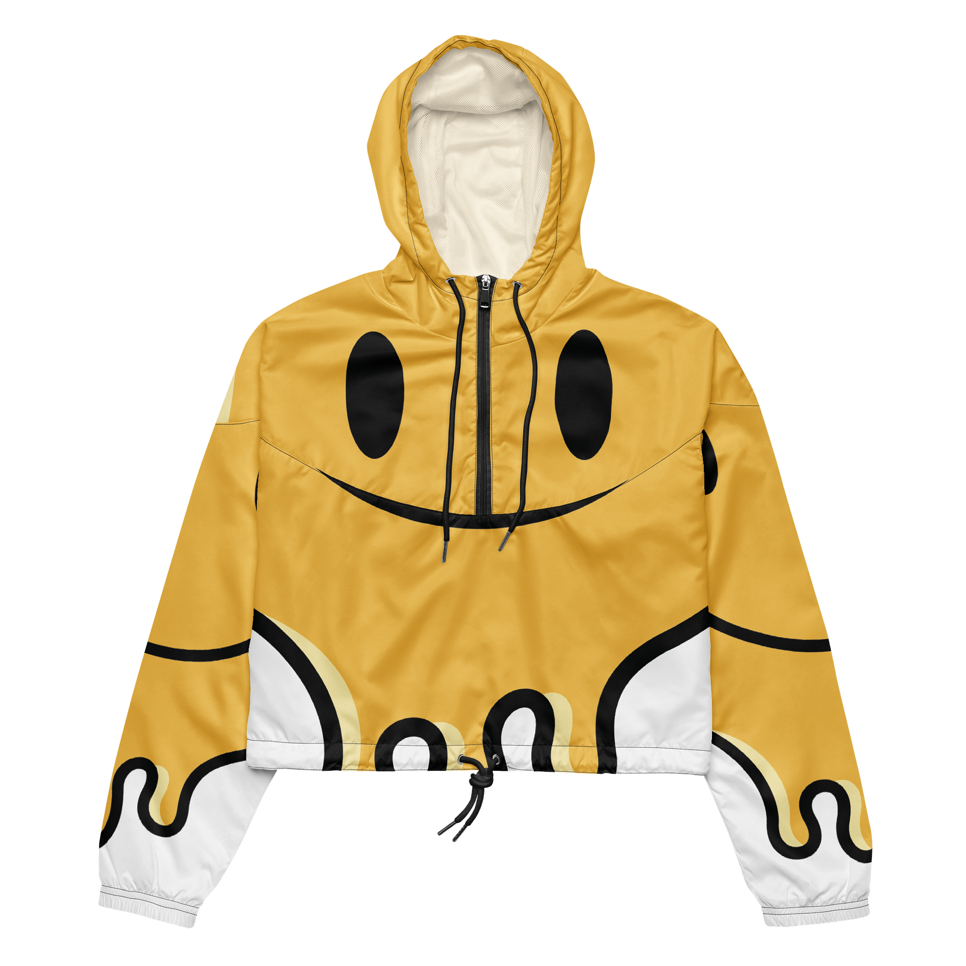 Melting Sunshine Women's Cropped Windbreaker product image (2)