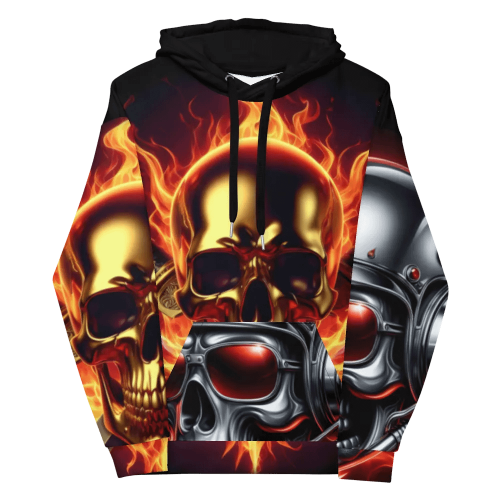 Gold and Silver All-Over Print - Unisex Hoodie #40 product image (12)