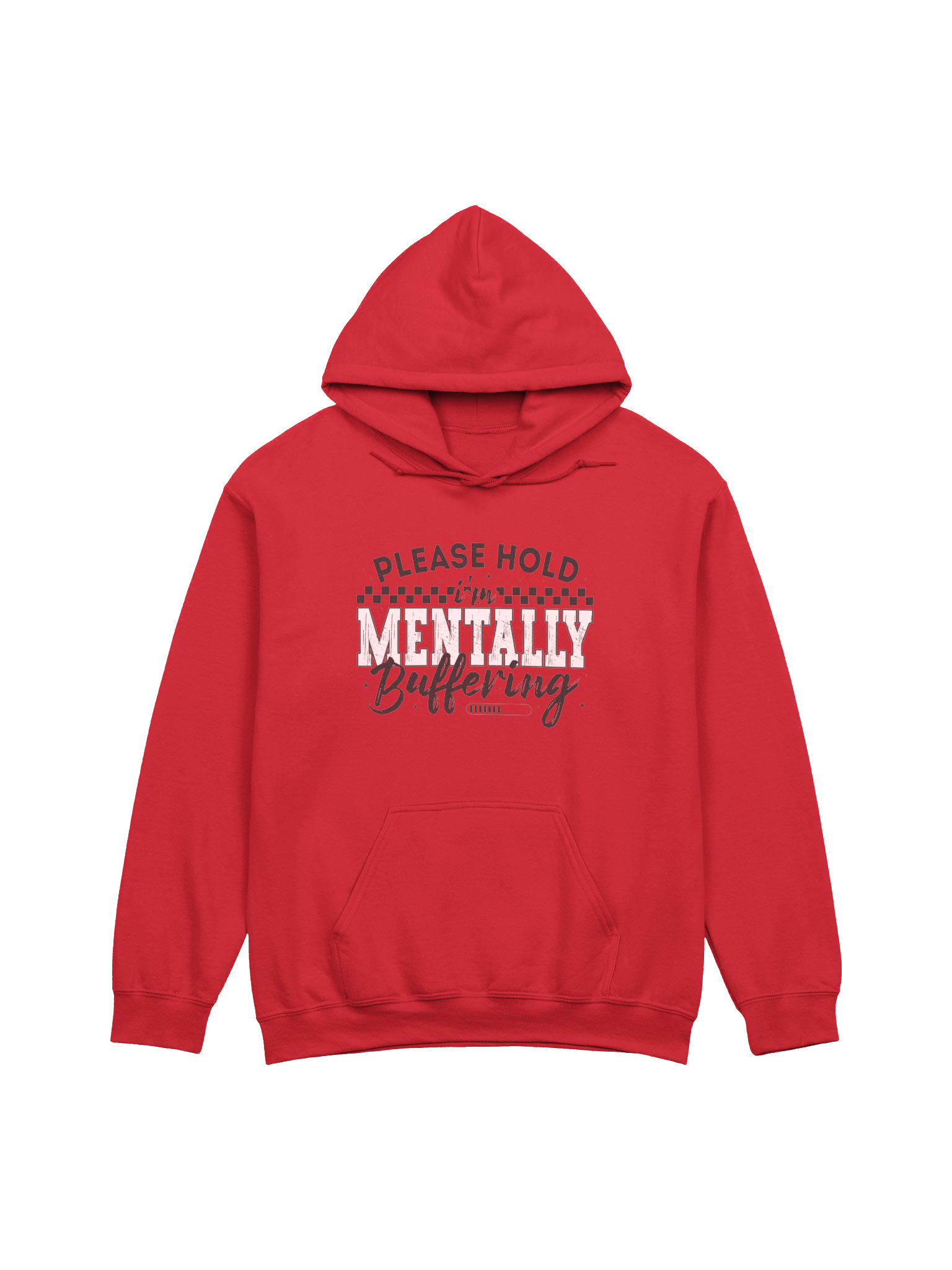 Please Hold I'm Mentally Buffering- Acknowledging Daily Mental Load Mental Health Awareness Hoodie product image (2)