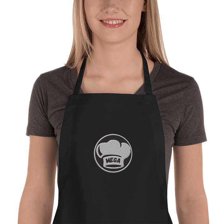 White Chef Hat Logo Apron product image (1)