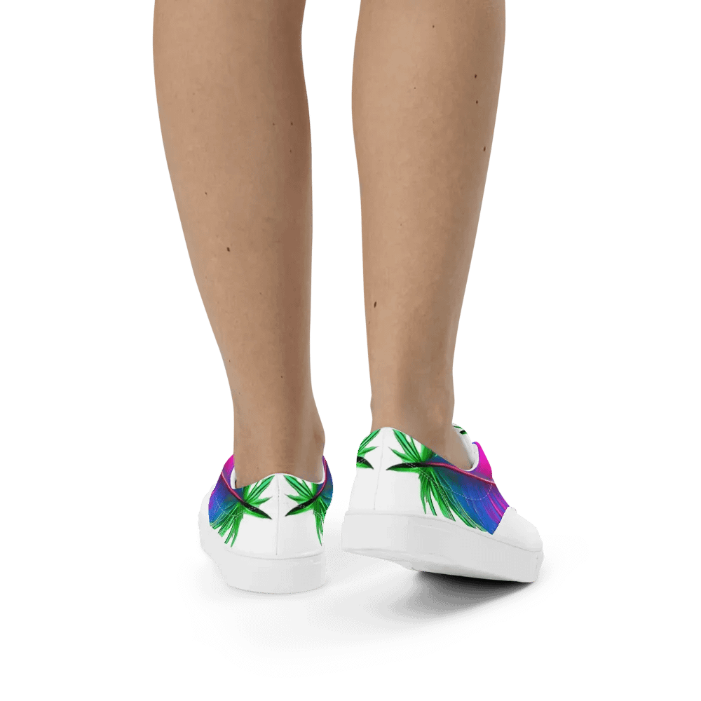 Tropical Feather - Women's Lace-Up Canvas product image (3)