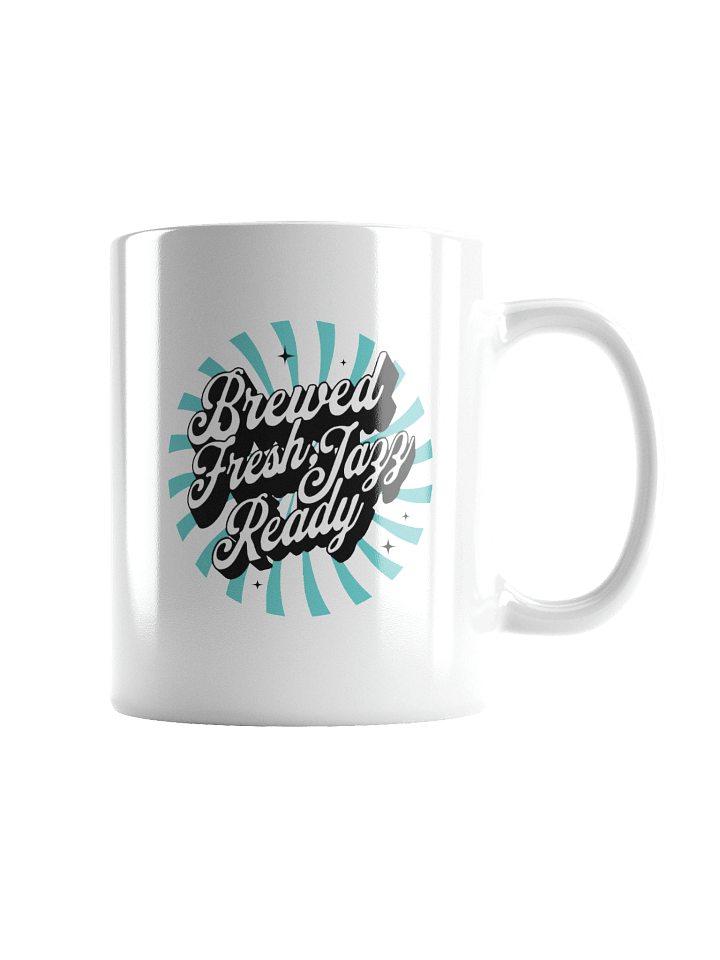 Brewed Fresh, Jazz Ready – Vintage Coffee Mug product image (2)