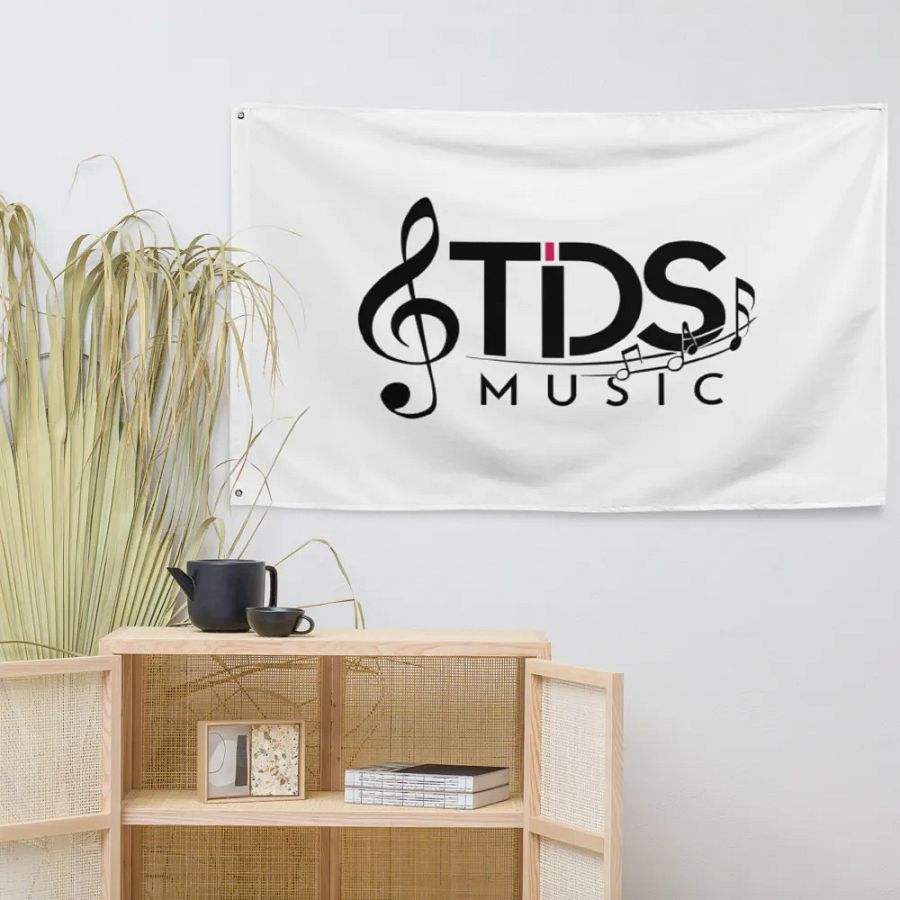Exclusive TDS Music All-Over Print Flag - 34.5x56in Polyester with Music Design product image (8)