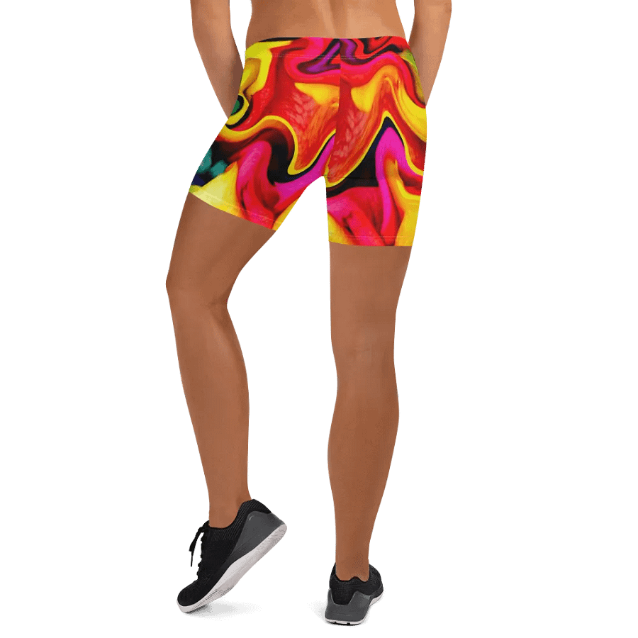 Vibrant Rainbow Patterned Shorts | Bold & Colorful Shorts for Everyday Use product image (7)