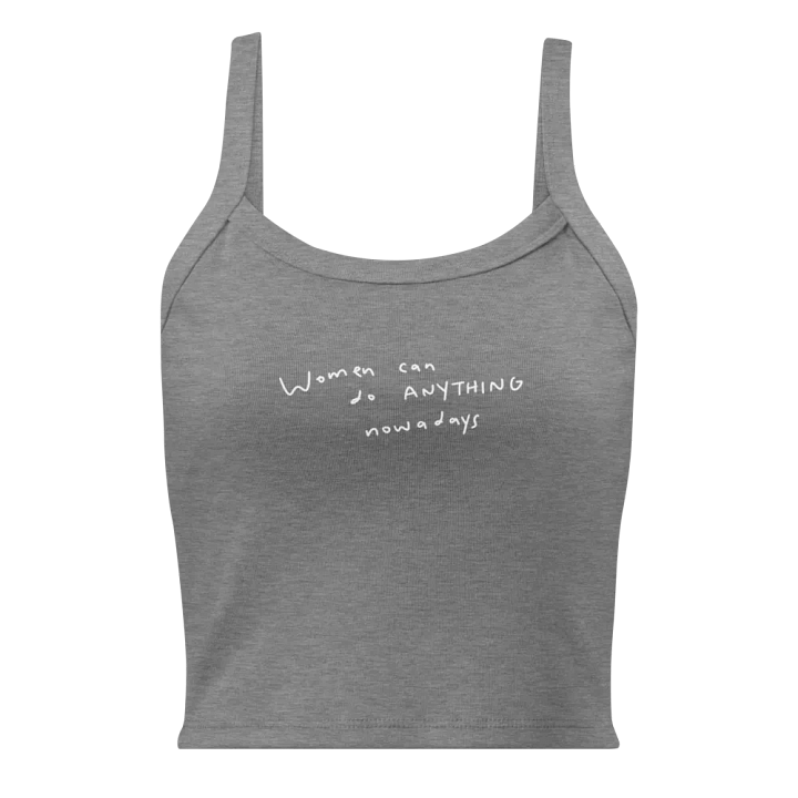 Women Can Do Anything Micro-Rib Tank product image (3)