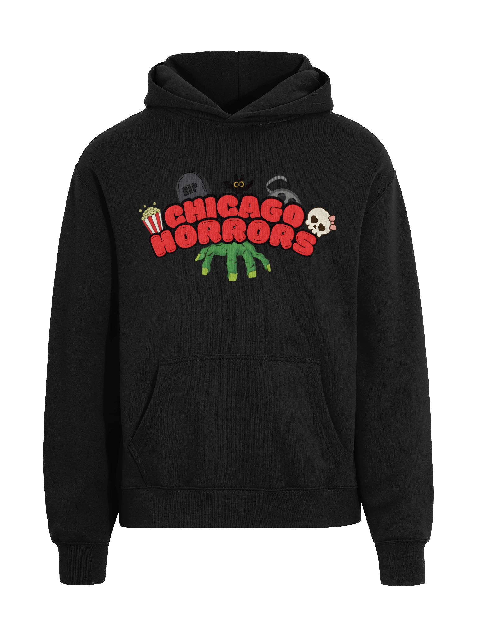 Chicago Horrors Bubble Font Hoodie product image (3)