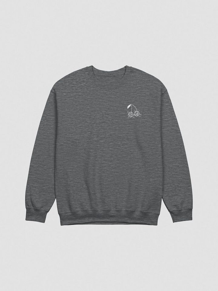 [white] disco ball cherries embroidered crewneck product image (4)