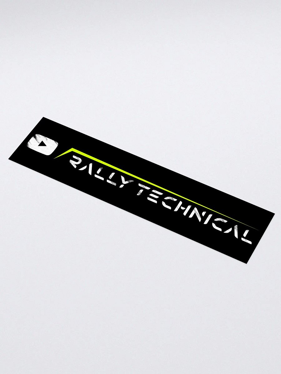 RALLY TECHNICAL Sticker 1 - Black product image (1)