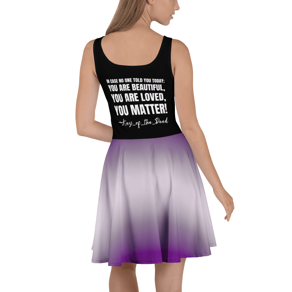 Kay_of_the_Dead Pride Logo Dress With Greysexual Pride Skirt product image (4)
