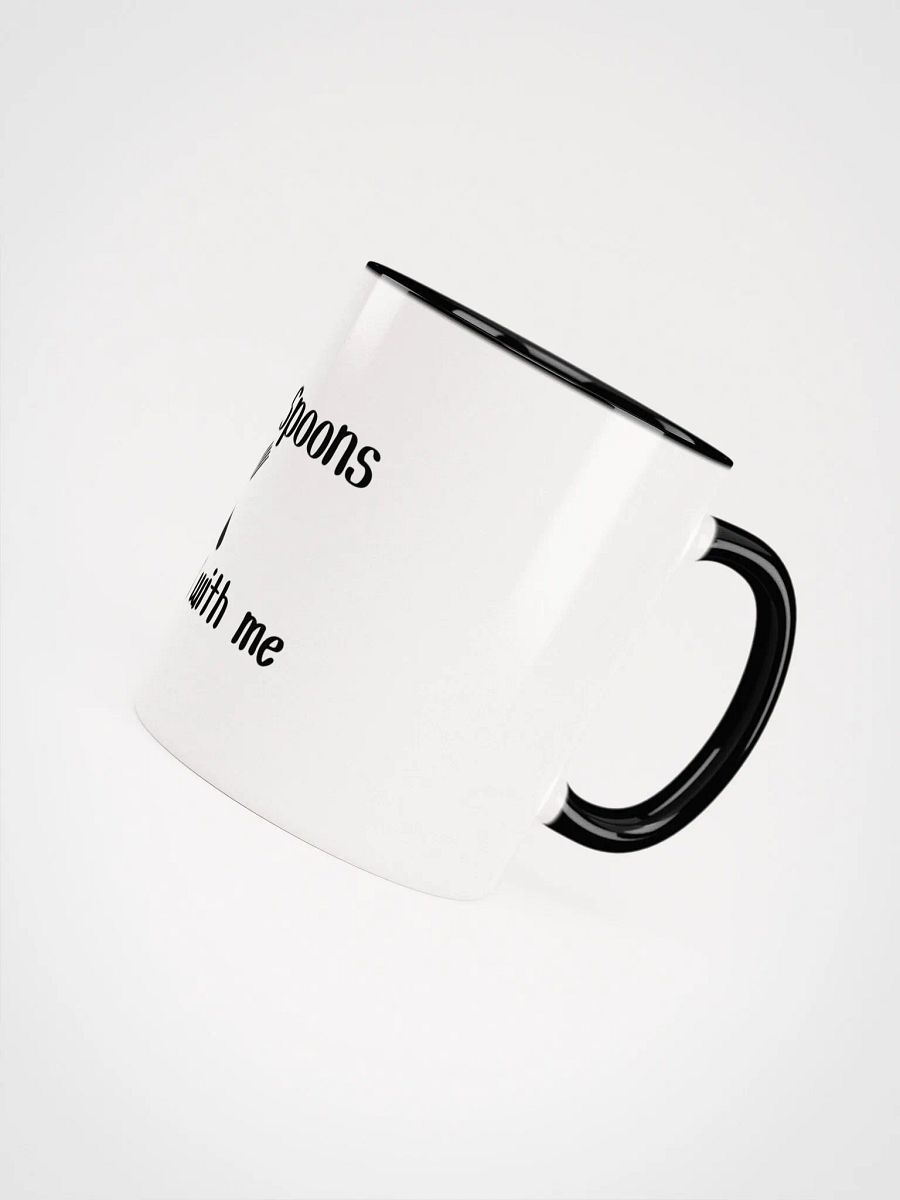 Low on Spoons, Don't Fork With Me mug- Choose Your Color product image (5)