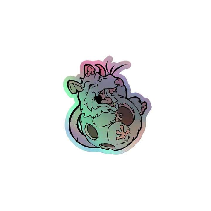 LOL Wiffle Possum [Kiss Cut Holographic Sticker] product image (1)